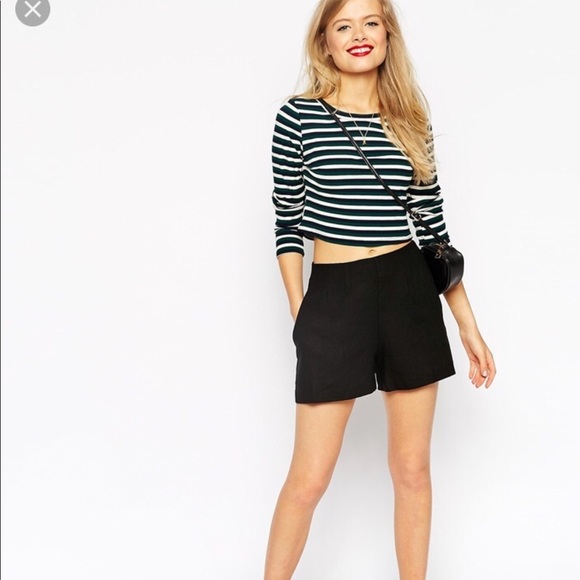 asos high waisted shorts